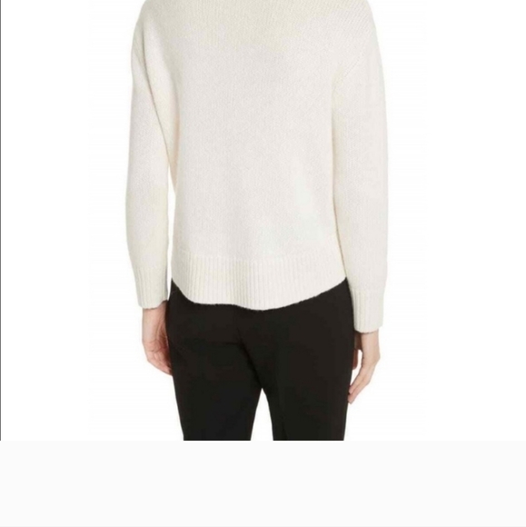 Kate Spade Star Turtleneck Sweater Blue/Cream Size Large NWT - Picture 2 of 10